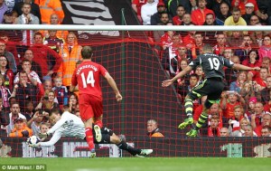 liverpool mignolet save