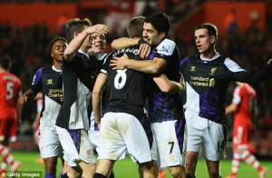 liverpool beat southampton