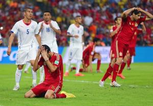 spain loses world cup