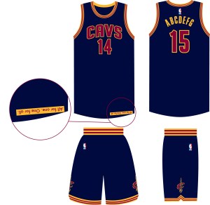 cavs navy uniform